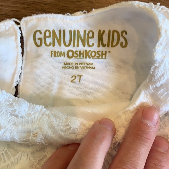 Genuine kids from OshKosh- White Dress 2T - Picture 2 of 5